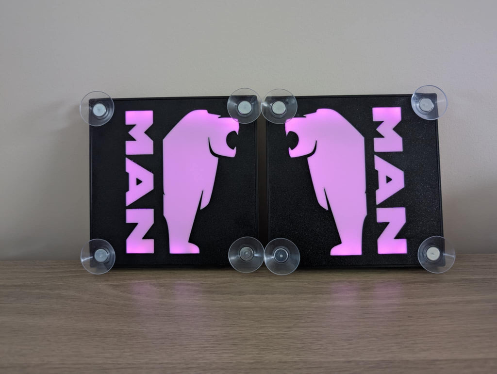 Lampe  LED MAN pour pare brise poids lourds