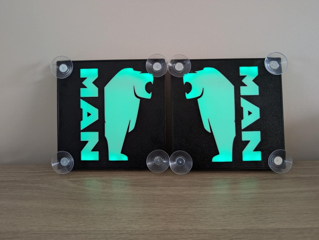 Lampe  LED MAN pour pare brise poids lourds