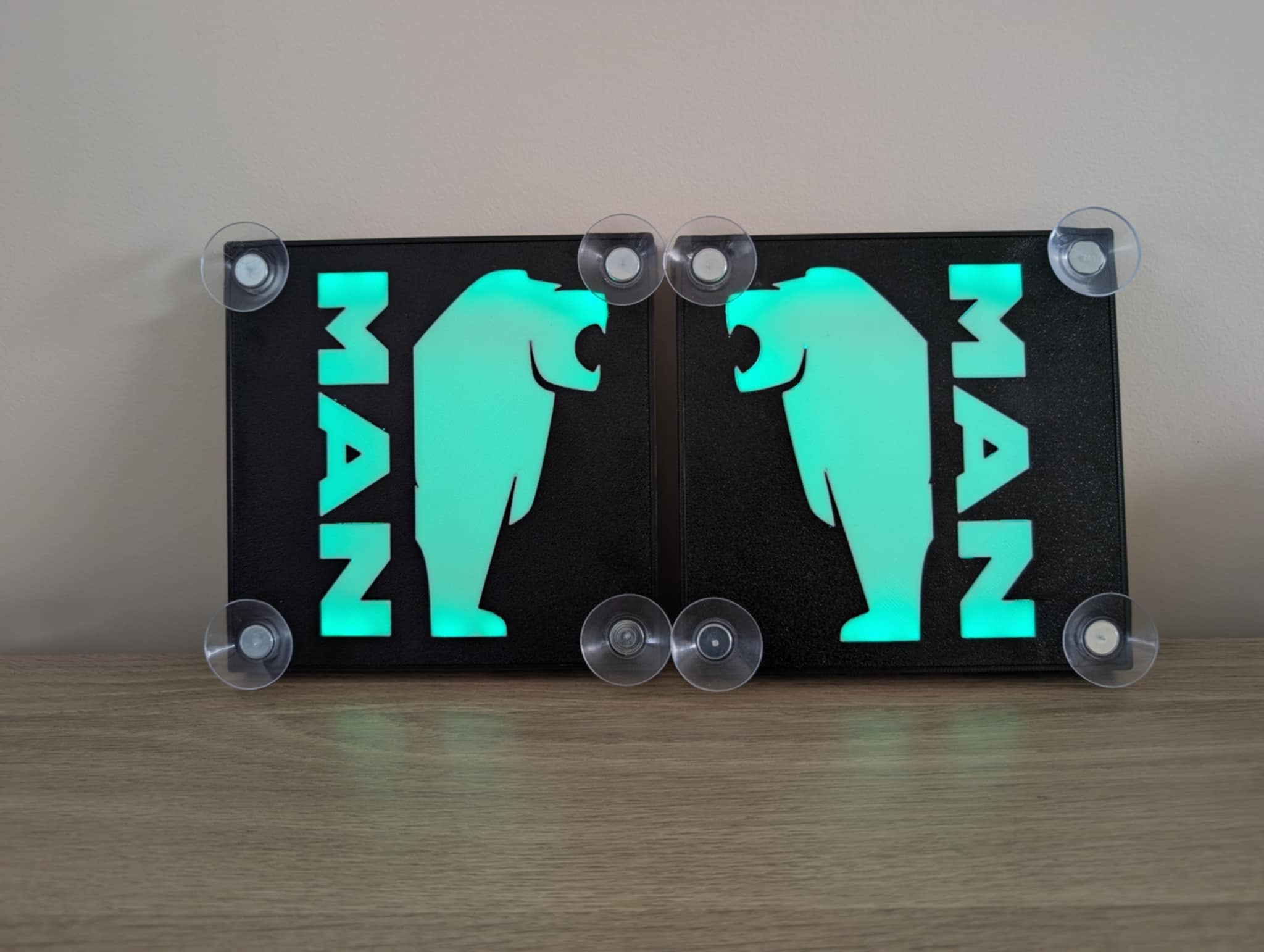 Lampe  LED MAN pour pare brise poids lourds