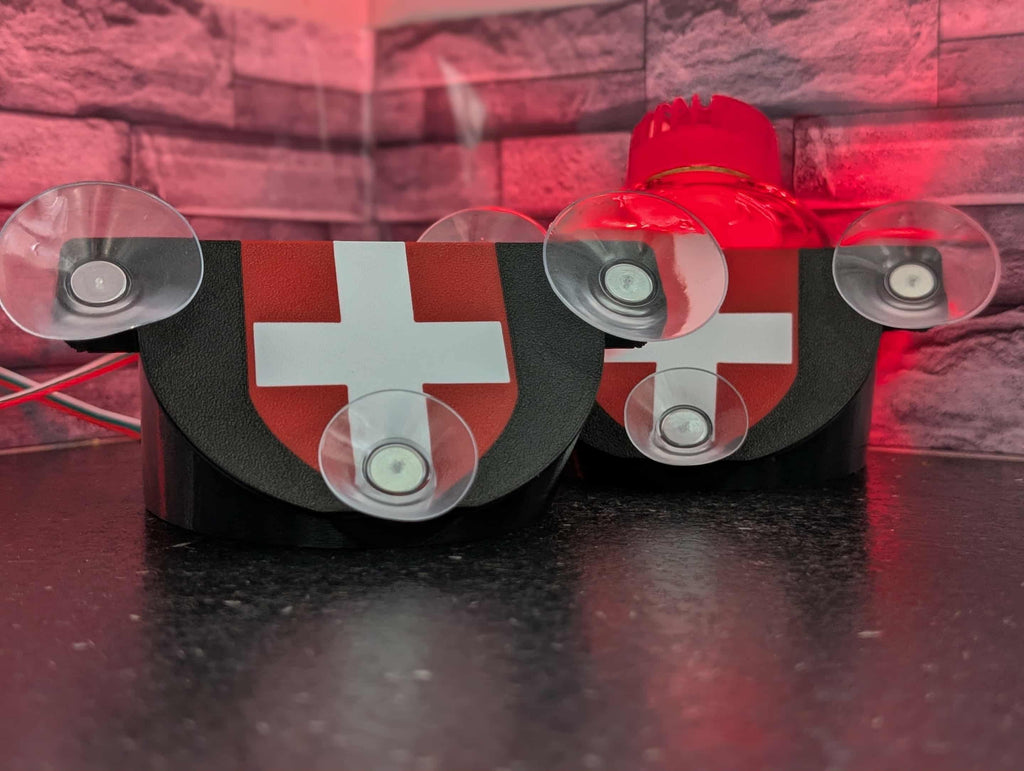 Support Poppy décoratif – Édition Drapeau de la Savoie