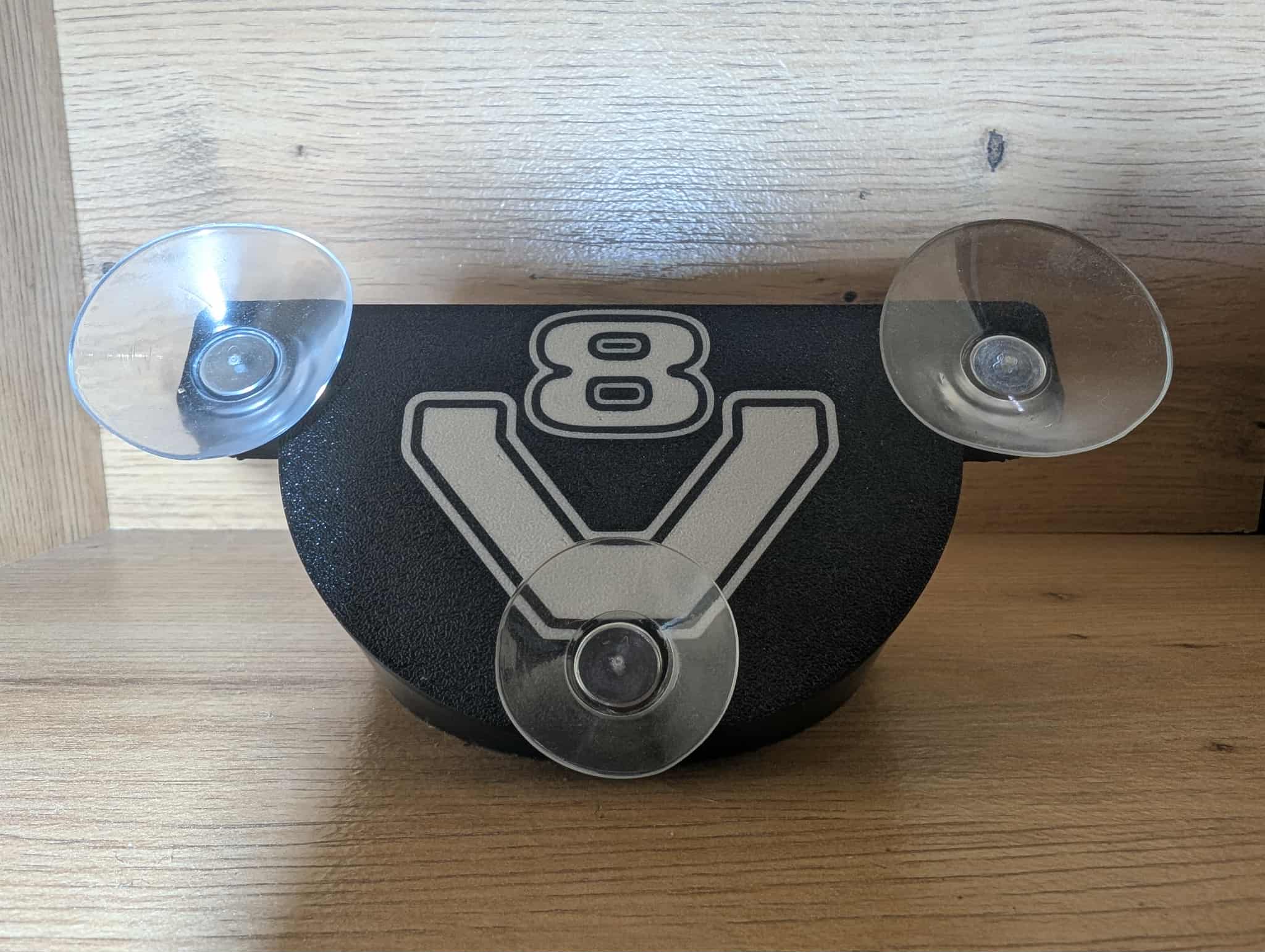 Support Poppy V8 avec ventouses – Compatible LED USB avec télécommande