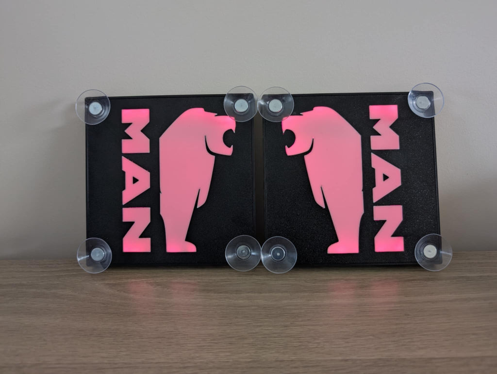 Lampe  LED MAN pour pare brise poids lourds