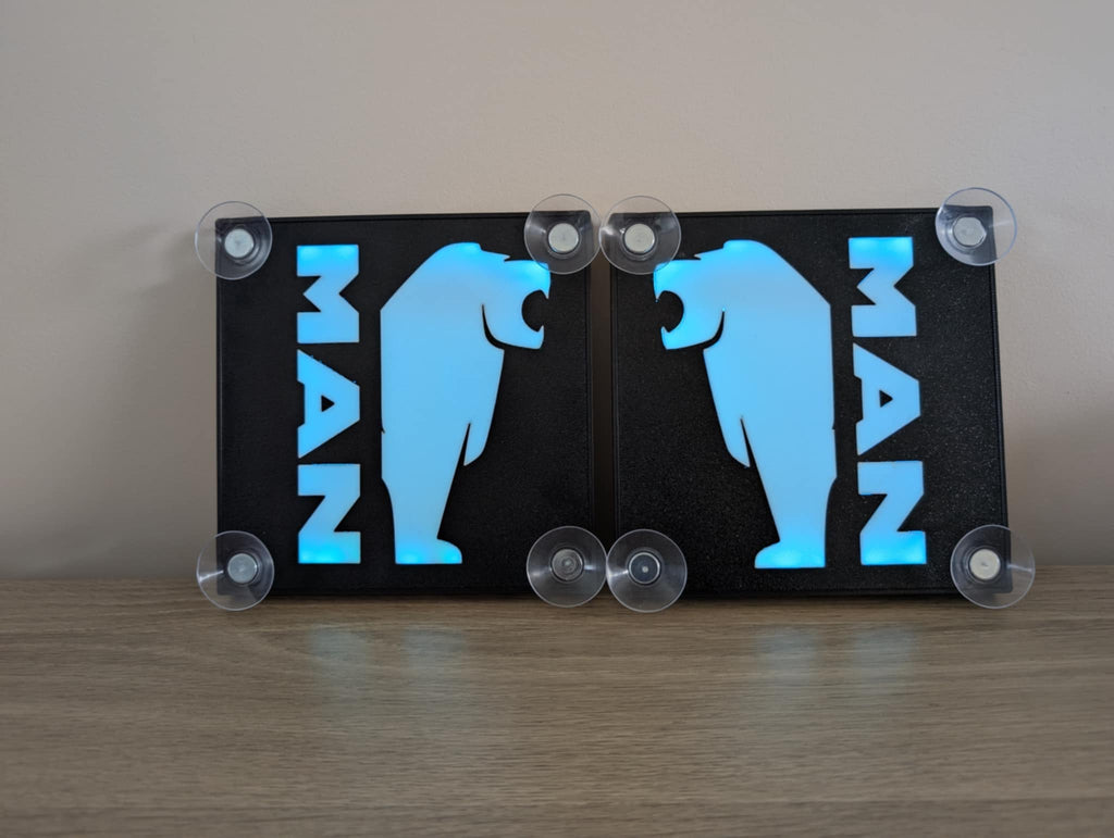 Lampe  LED MAN pour pare brise poids lourds