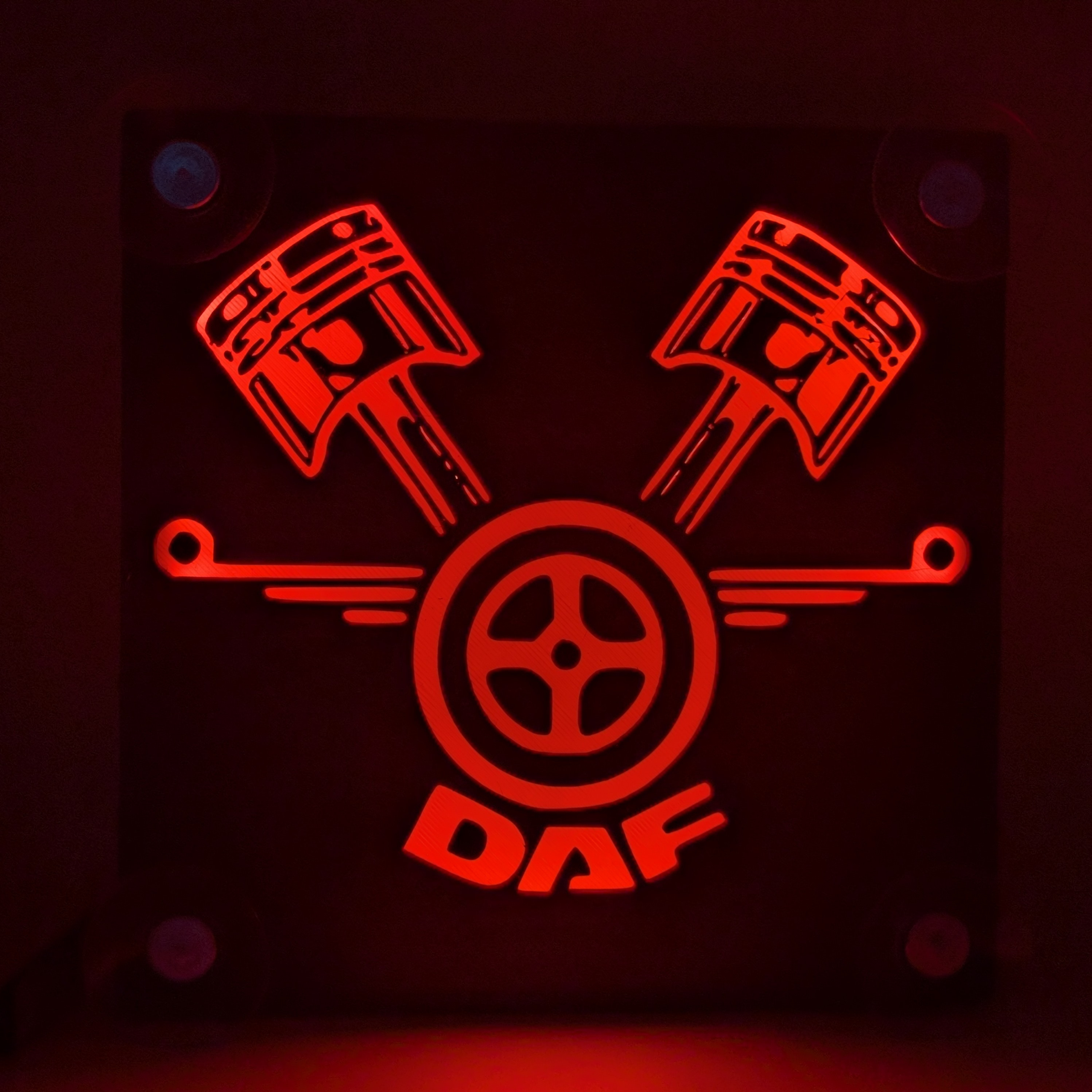 DAF LED ROUGE