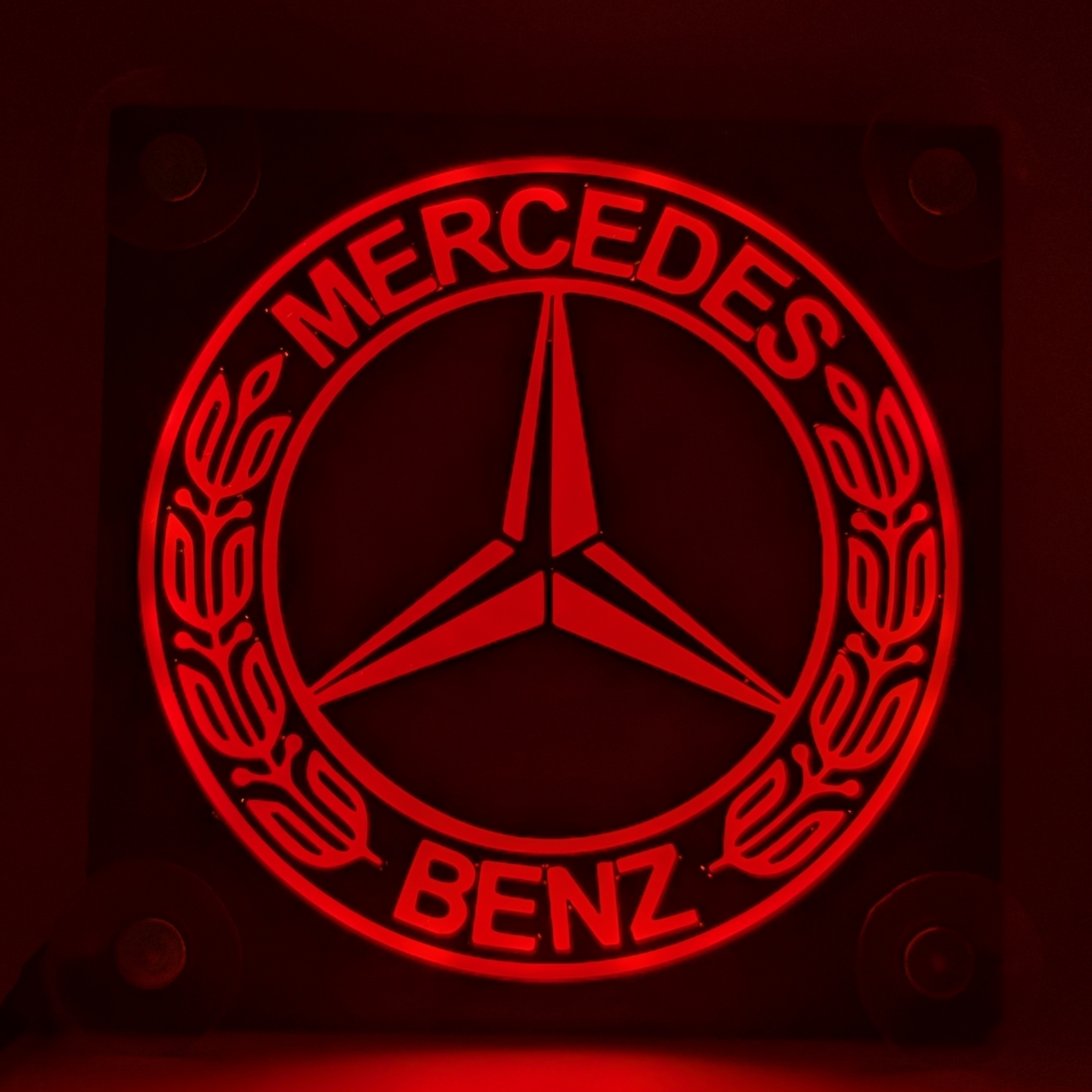 Lampe LED cabine mercedes - éclairage intérieur rouge