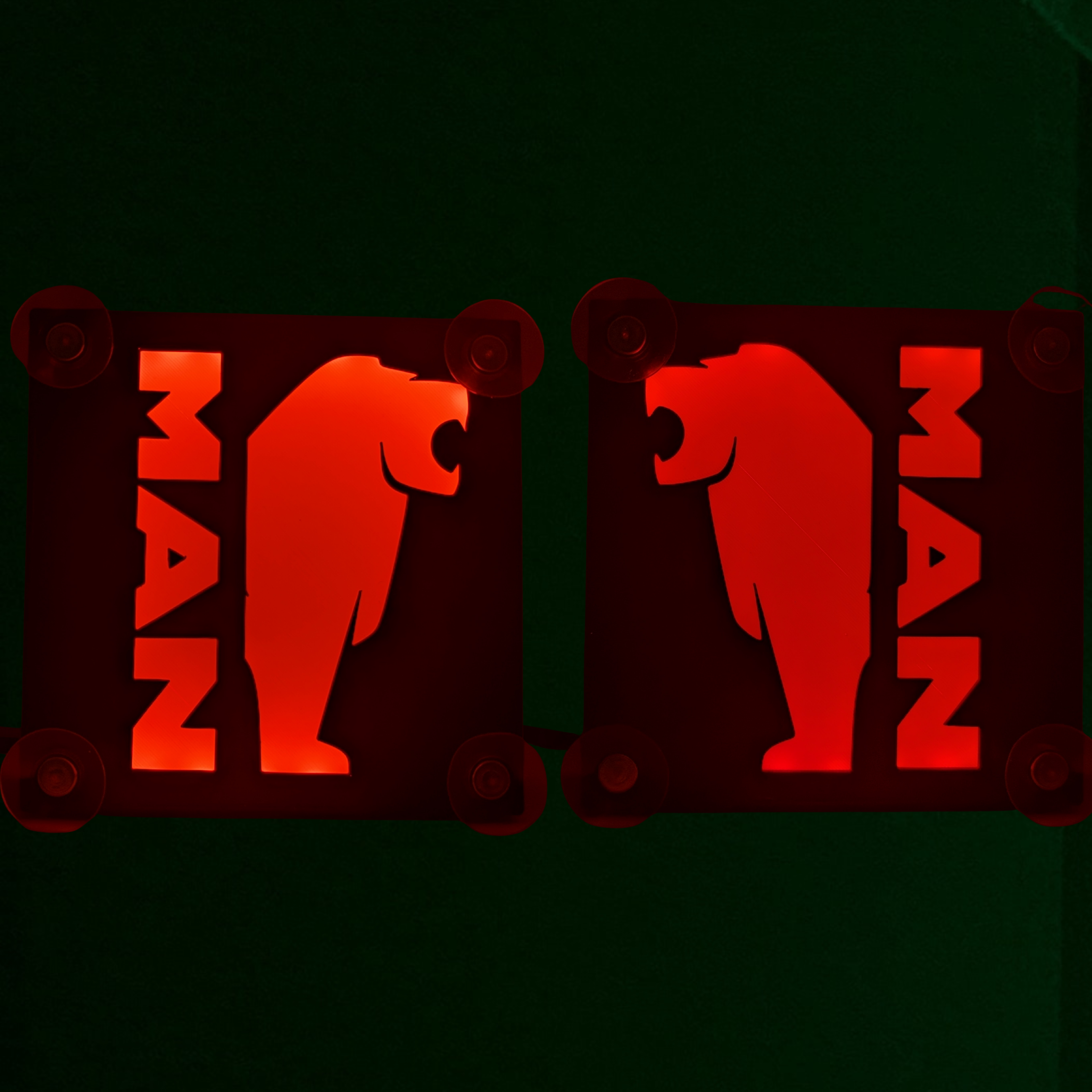 Lampe LED cabine man - éclairage intérieur led rouge