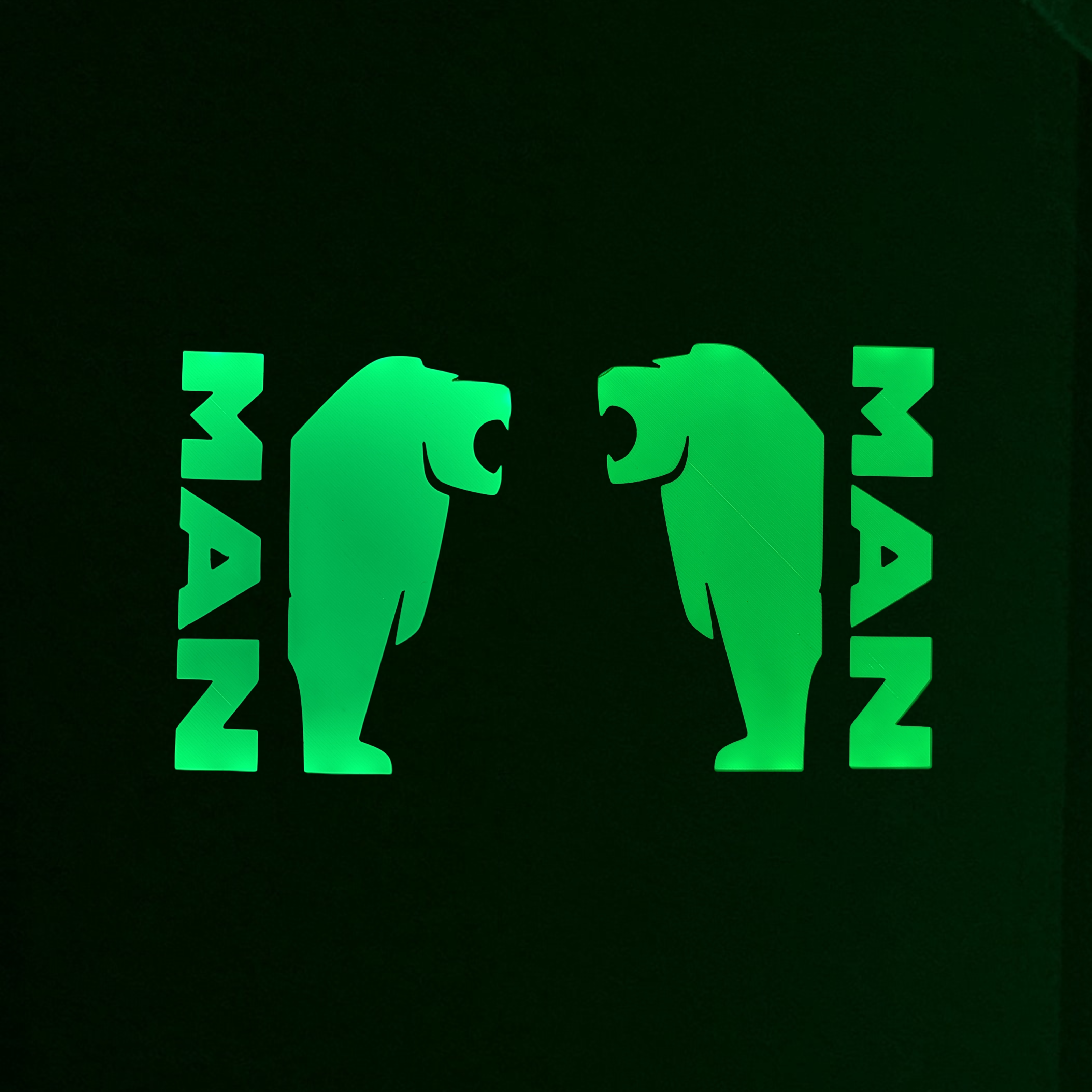 Lampe LED cabine man - éclairage intérieur led vert