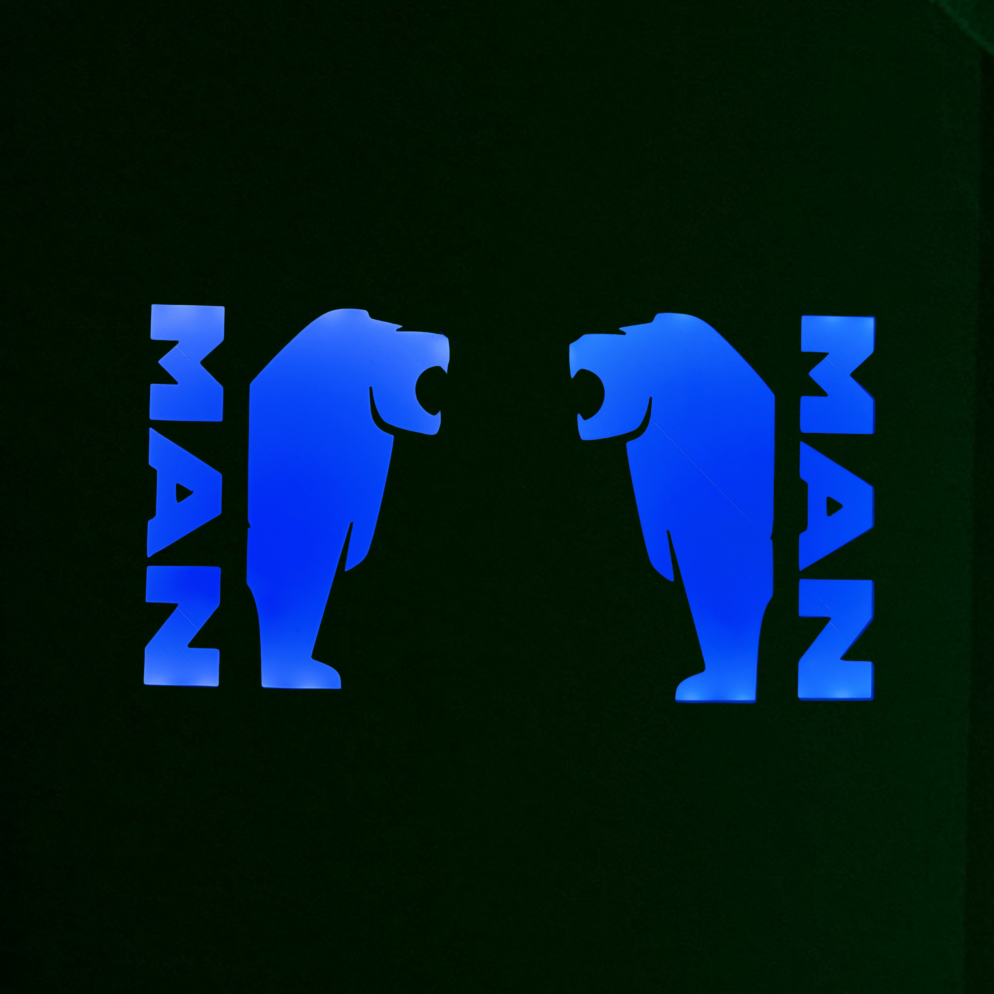 Lampe LED cabine man - éclairage intérieur led bleu