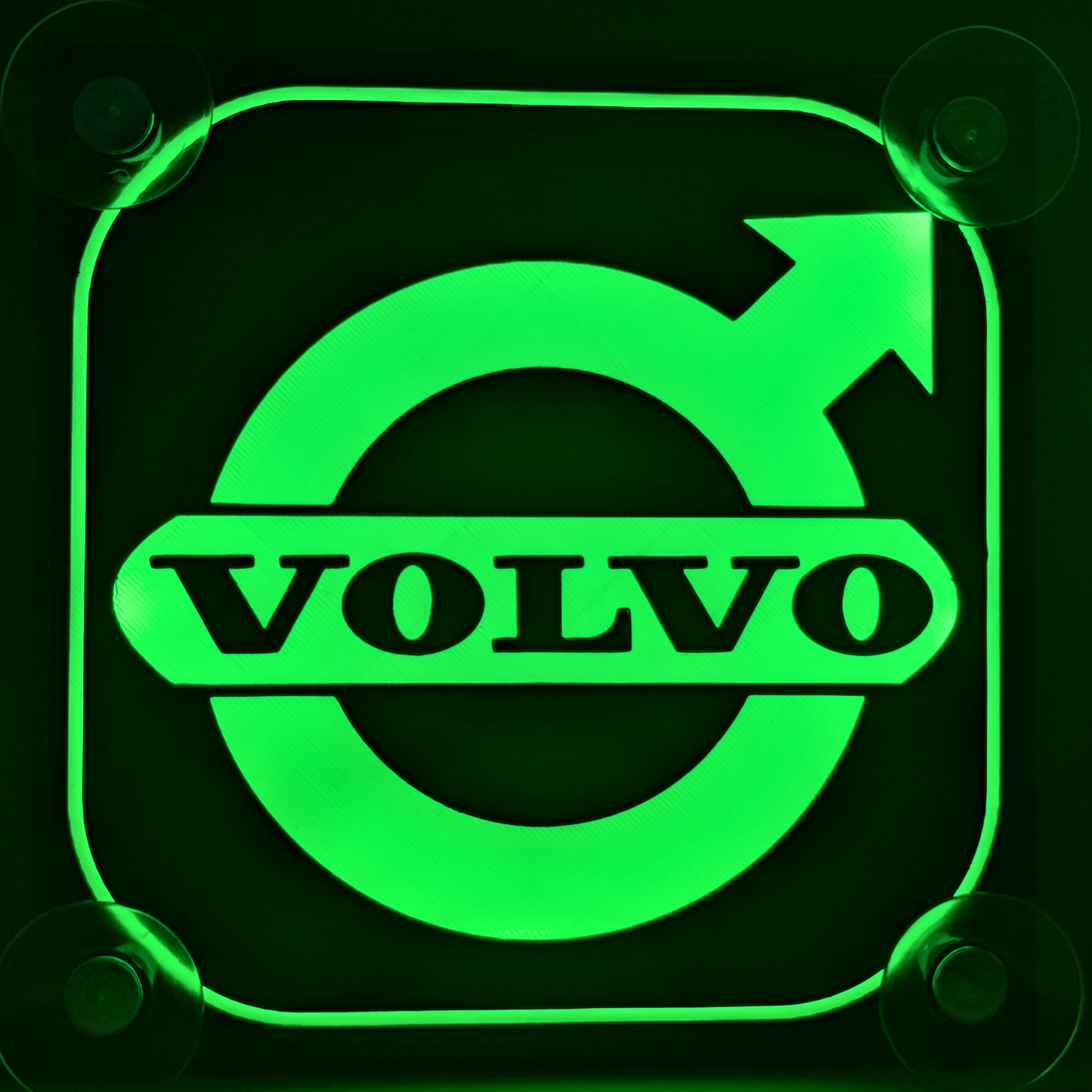 Lampe LED cabine volvo - éclairage intérieur led vert