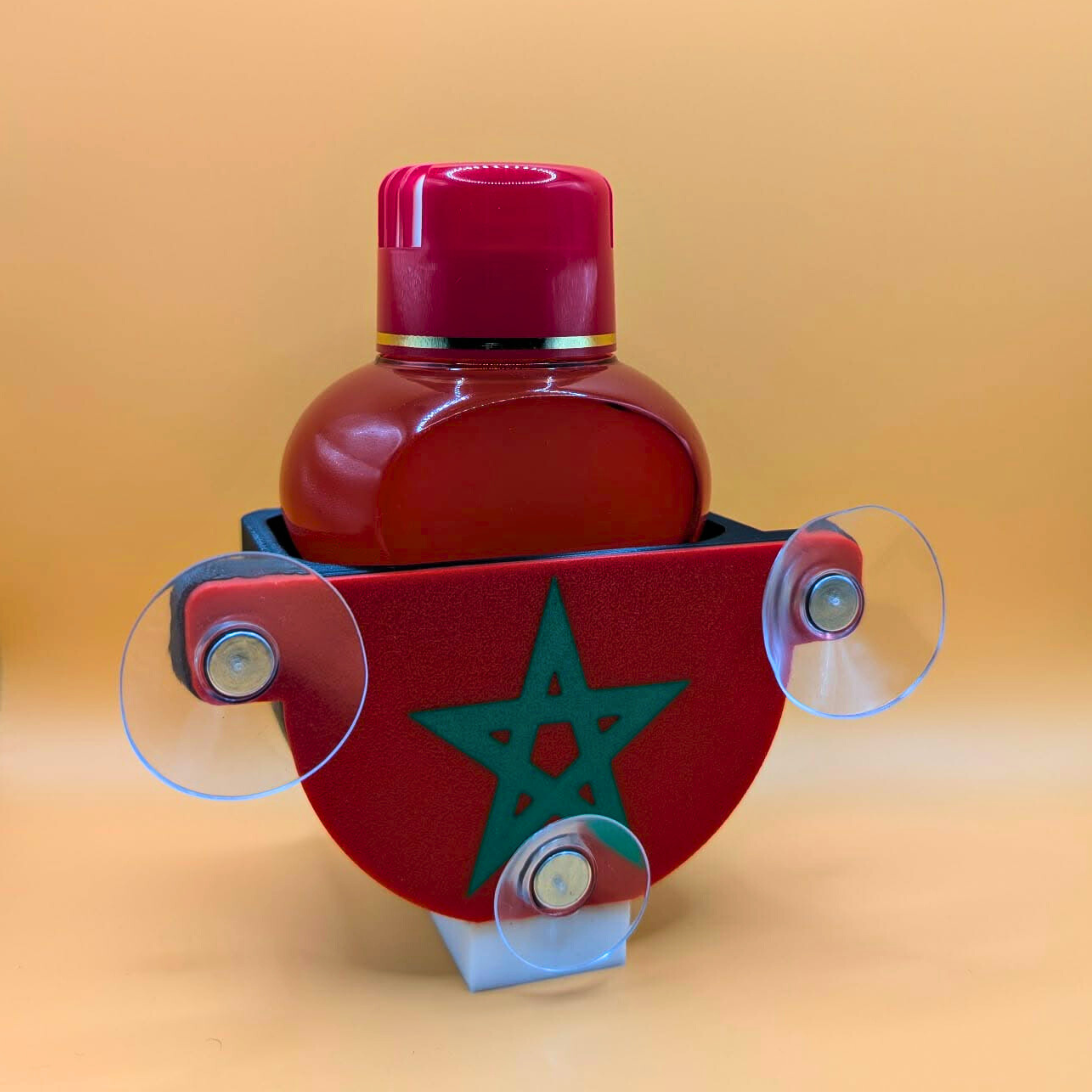 support poppy drapeau marocain 