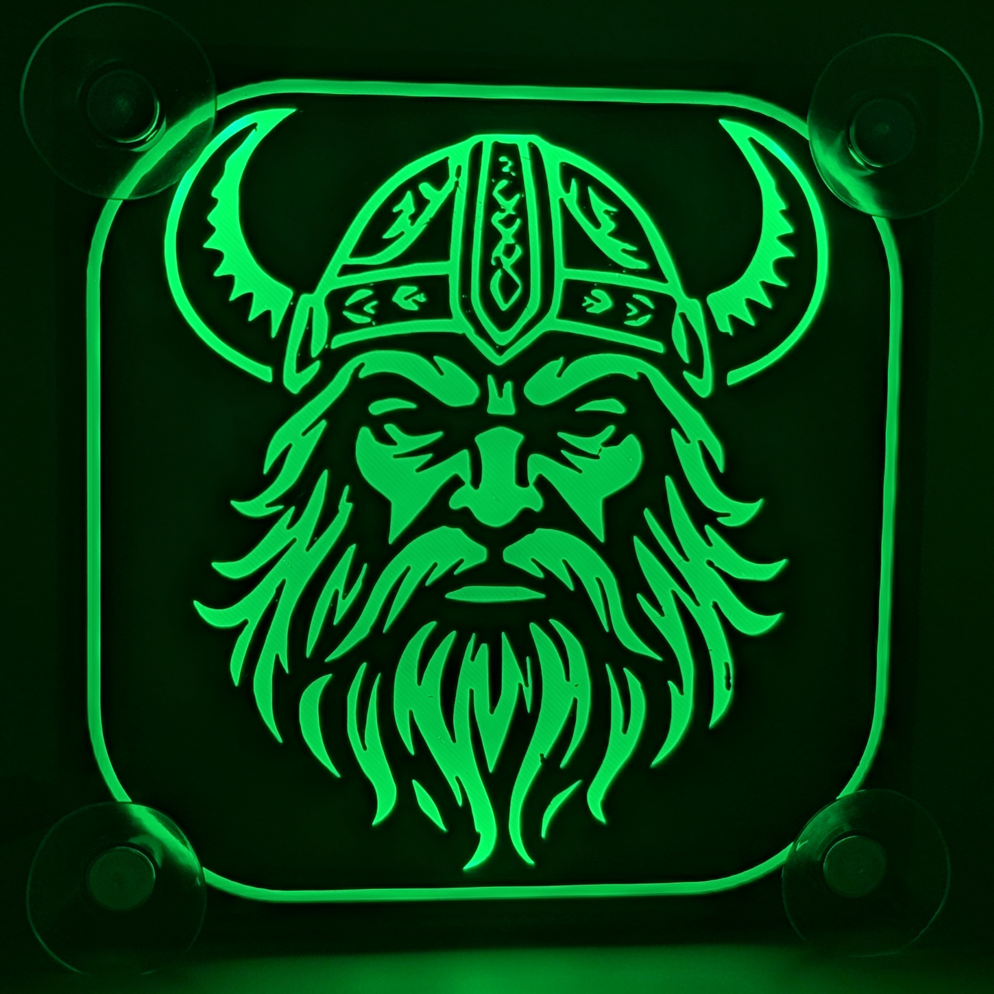 Lampe LED cabine camion - éclairage viking led vert