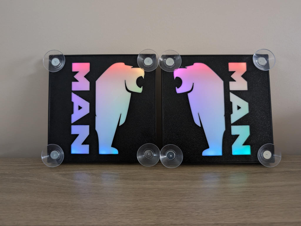 Lampe  LED MAN pour pare brise poids lourds