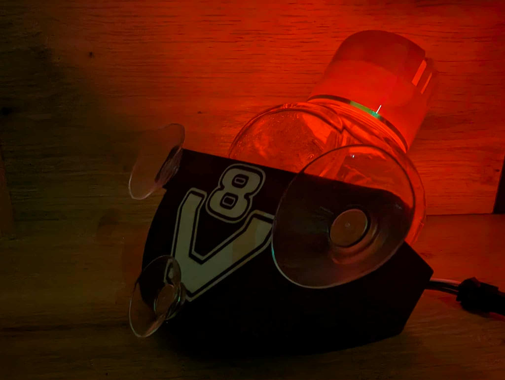 Support Poppy V8 avec ventouses – Compatible LED USB avec télécommande