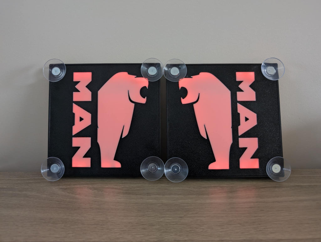 Lampe  LED MAN pour pare brise poids lourds