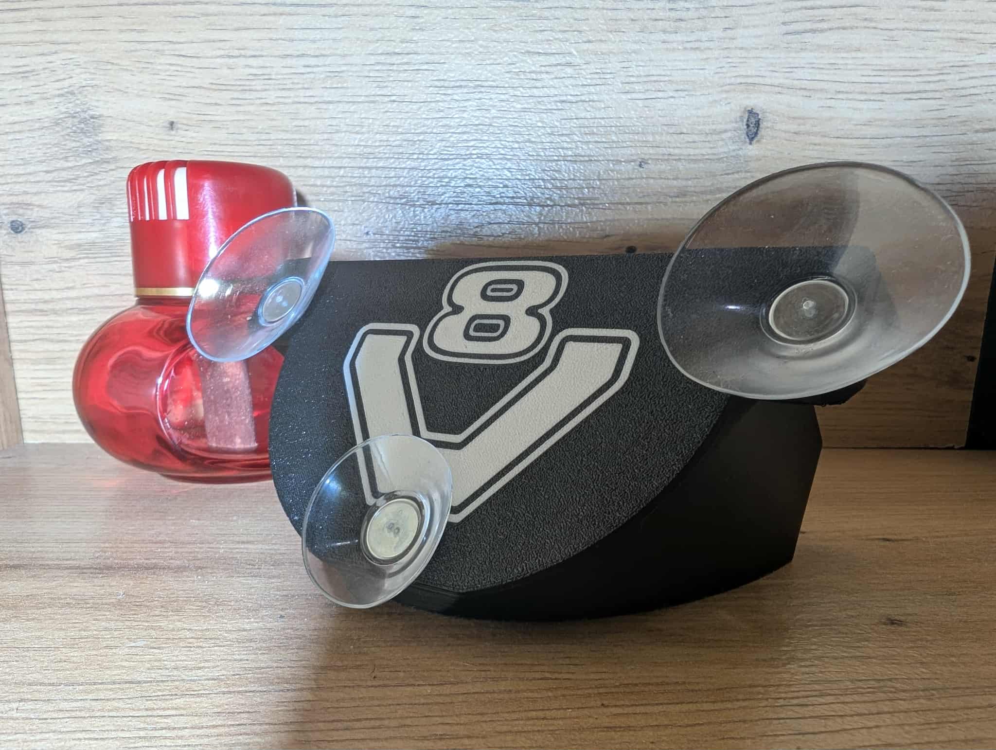 Support Poppy V8 avec ventouses – Compatible LED USB avec télécommande