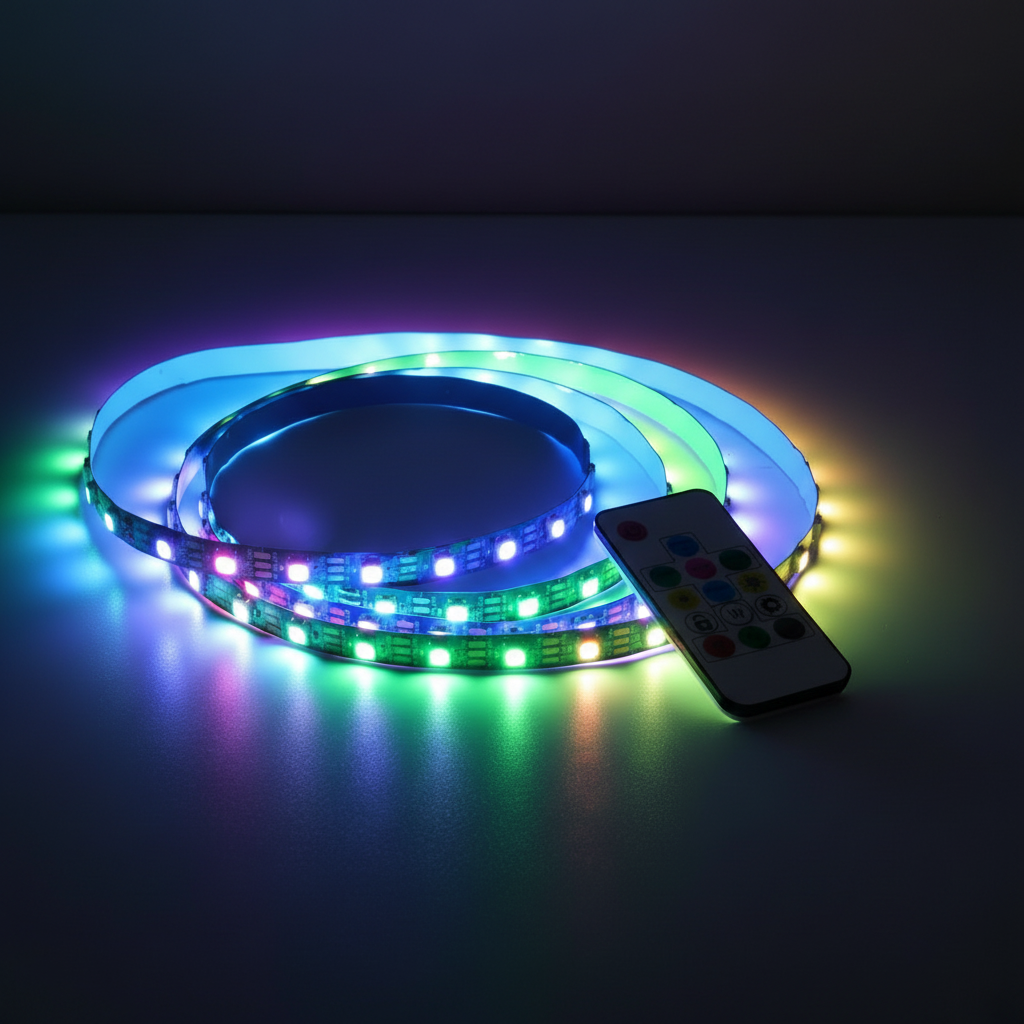 Ruban LED RGB 5m USB